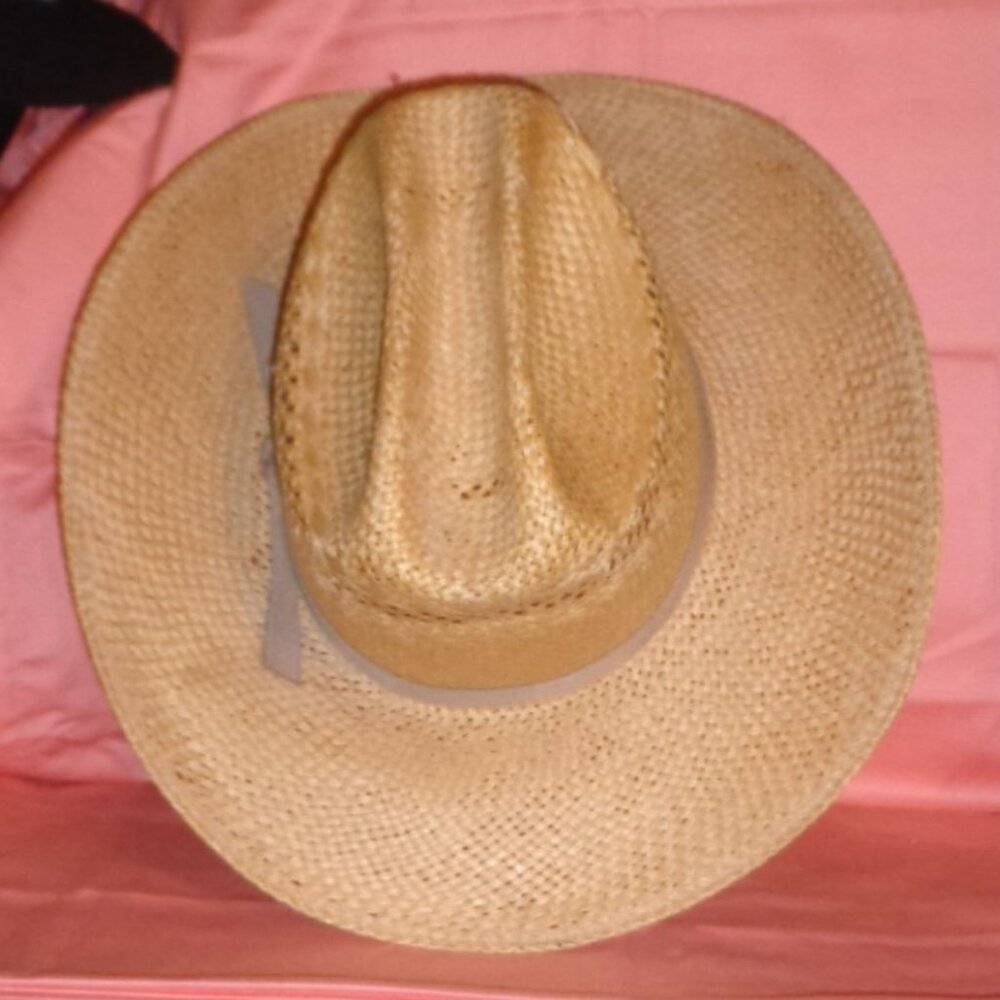 SOLD!!! SOLD! RARE RESISTOL SELFCORMING VINTAGE COWBOY WESTERN HAT-SZ 6 3/8 TO 7